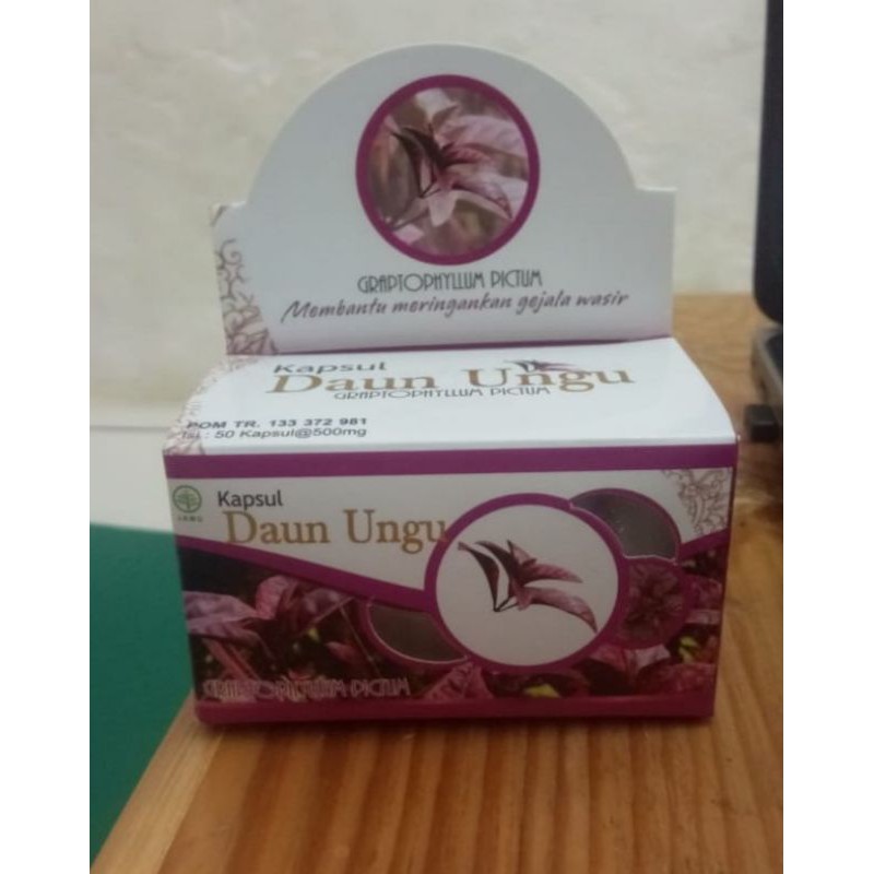 kapsul daun ungu