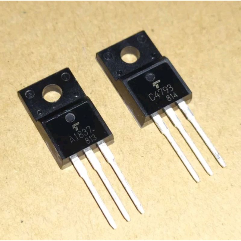 TRANSISTOR TOSHIBA A1837 C4793 ORIGINAL / A 1837 C 4793 1pasang