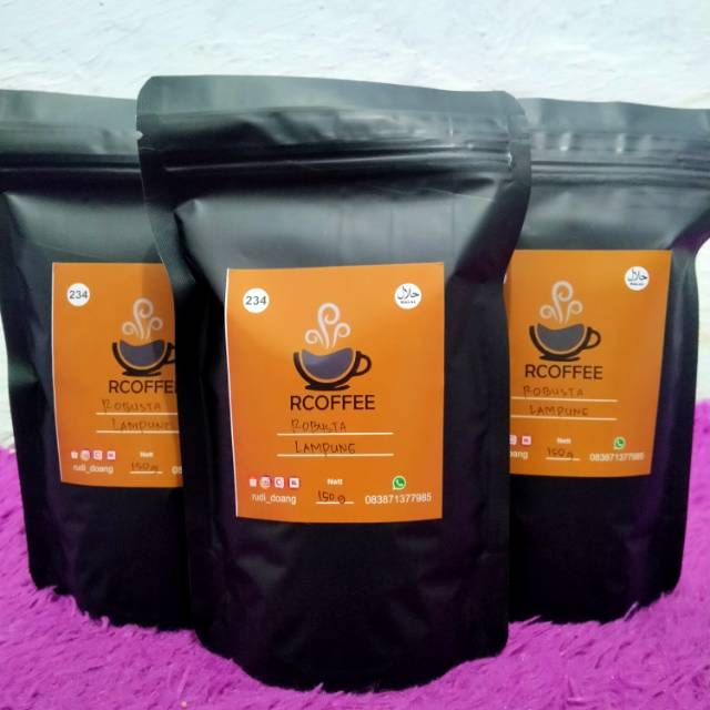 

Kopi robusta Lampung 150g