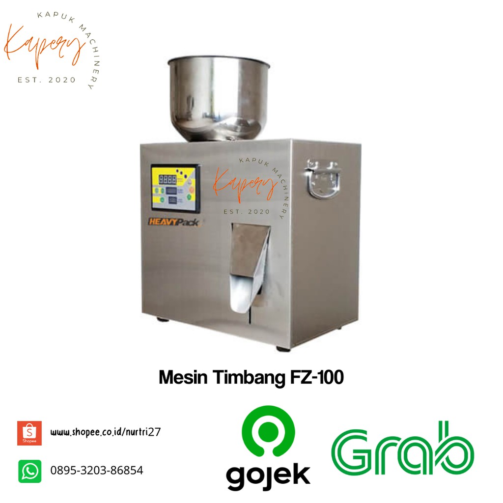 Mesin Timbang FZ-100 max 100 gr