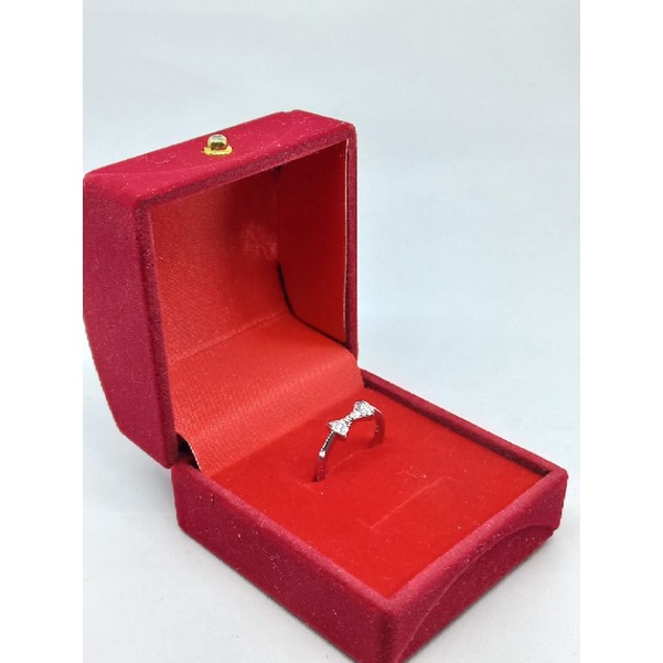 cinci kecil corr mp / cincin perak asli silver 925 lapis emas/ cincin fashion wanita impor