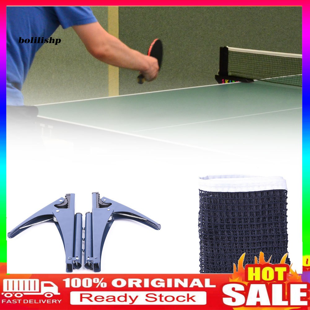 Boli Portable Simple Ping Pong Sport Table Tennis Net Folding Mounting Bracket Set Shopee Indonesia