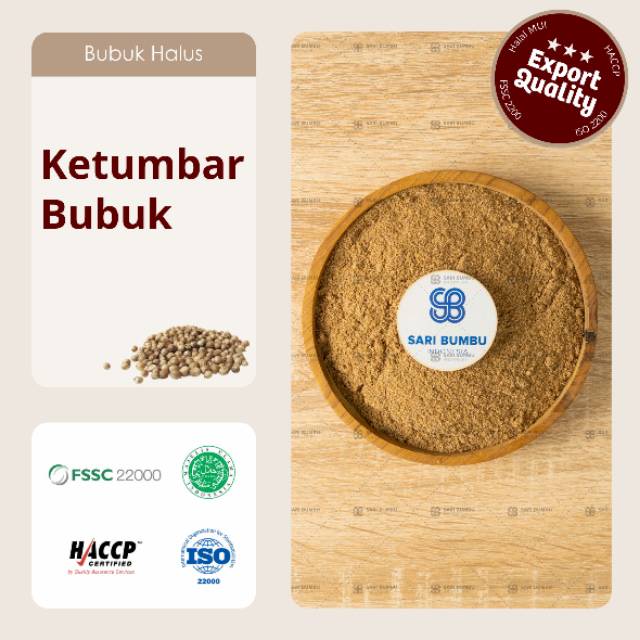 

Ketumbar bubuk / coriander powder 250 gram