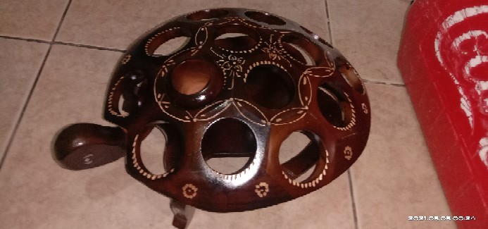 Tempat Aqua Gelas Bentuk Kura-kura Teratai Dll Kayu Jati | Kado Nikah| Hiasan Rumah Unik