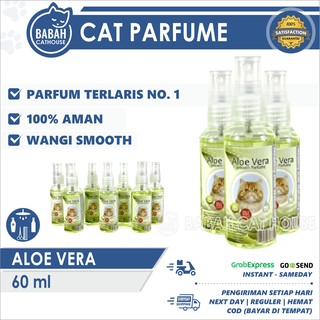 Image of Parfum ALOE VERA Kucing Anjing Wangi Grooming Murah Parfume Tahan Lama Pewangi Untuk Kitten Minyak