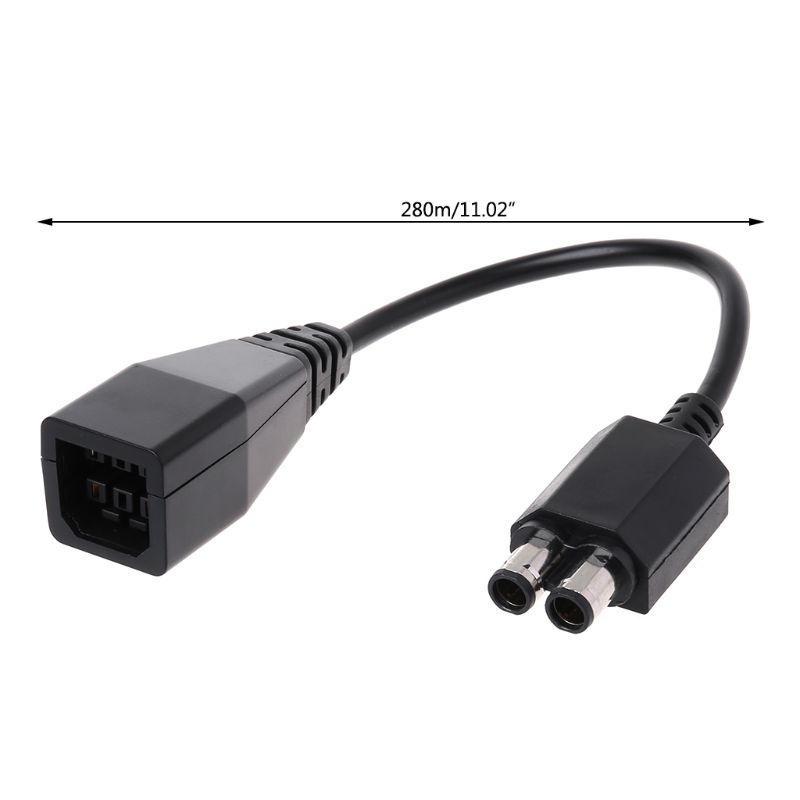 btsg Transfer Charger Cable Charging Adapter Cord Power Supply Converter for Xbox 360 Flat to Slim