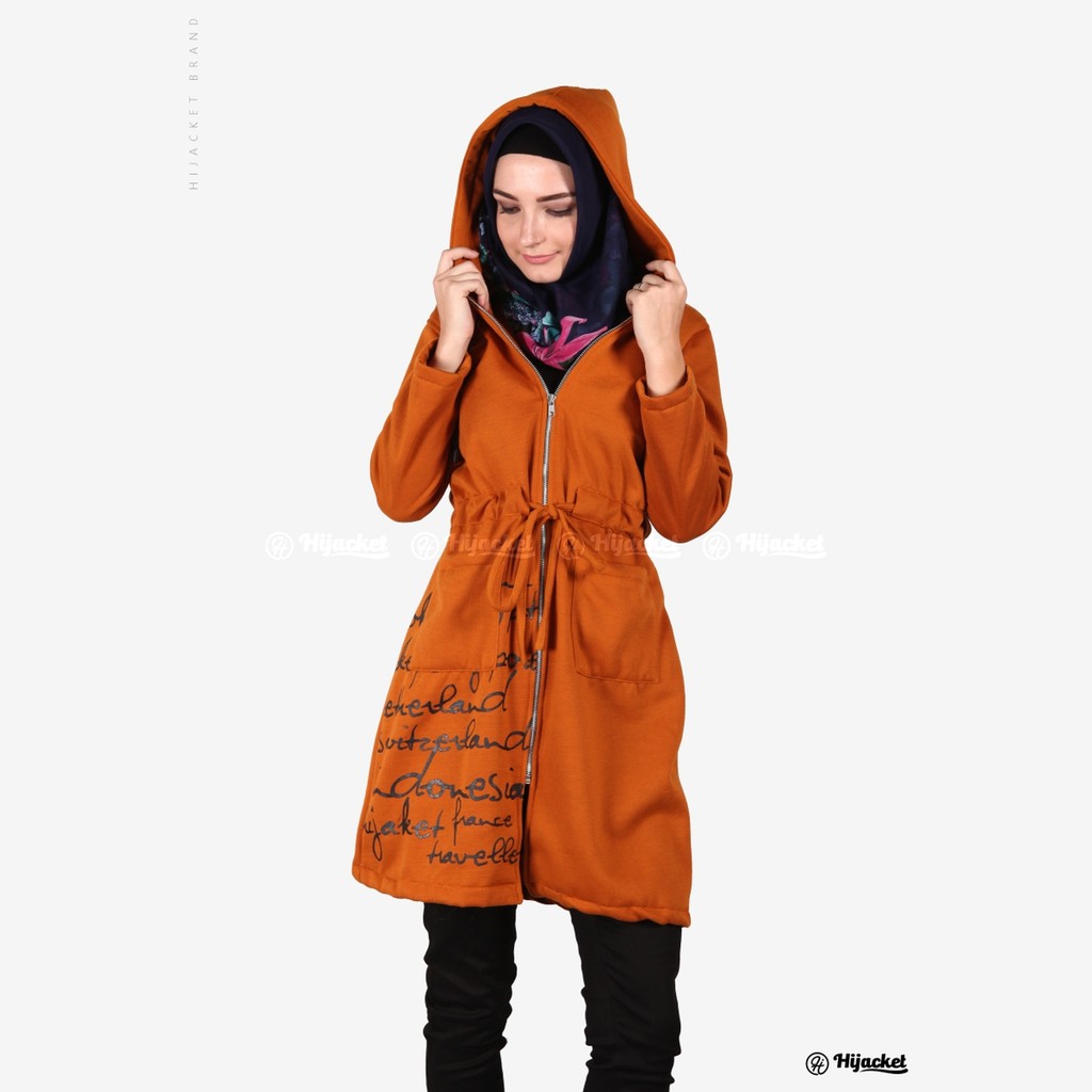 ⏺ Ambil 4 Bayar 1 Aja ⏺ Hijacket® Urbanashion Series (All Size, XL, XXL) Jaket Wanita Bahan 100% Premium Fleece Asli-MARIGOLD