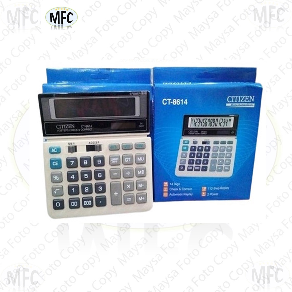 

Kalkulator Citizen CT-8614 / 14 Digit