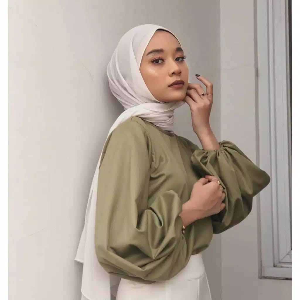 LUNE BLOUSE / BALON BLOUSE TOP /FASHION MUSLIM TERBARU