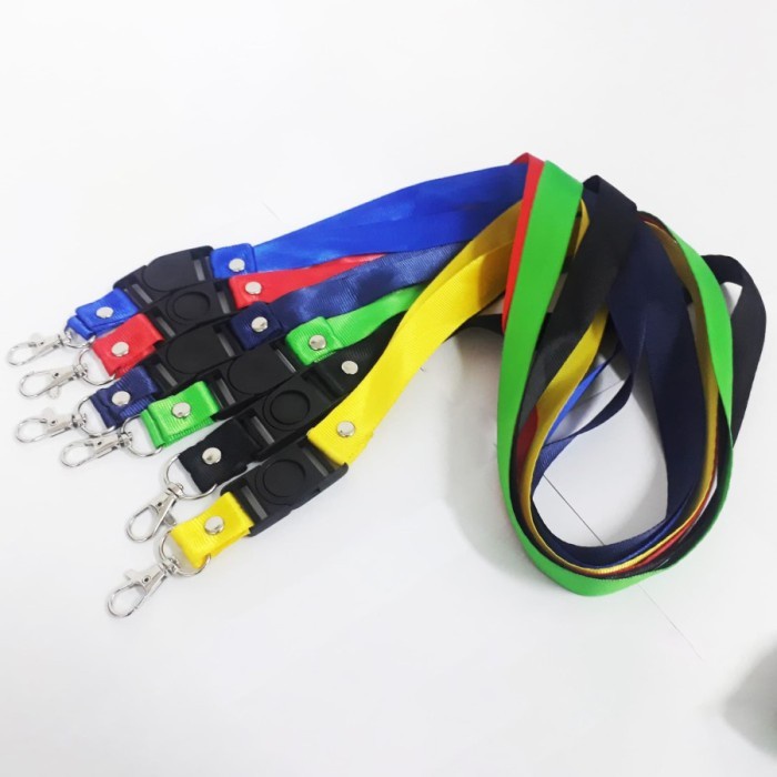 LJ-Tali Lanyard 2cm Stopper Kait polos