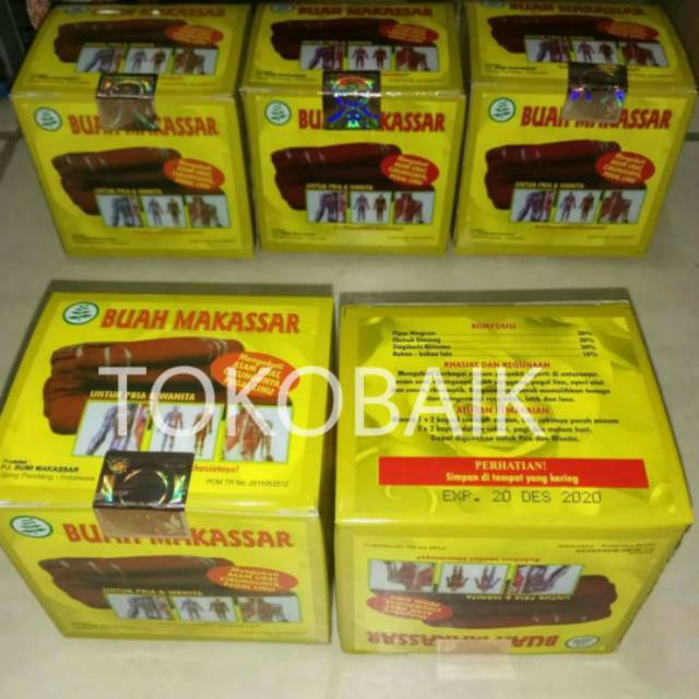 Kapsul Buah Makassar Asam Urat Original