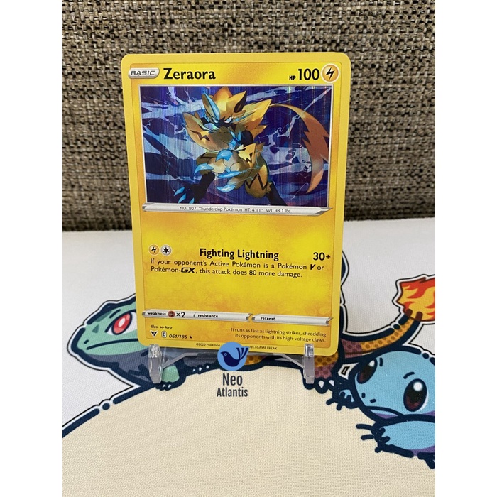 Jual Pokemon TCG English Zeraora 061 185 Holo Rare Vivid Voltage