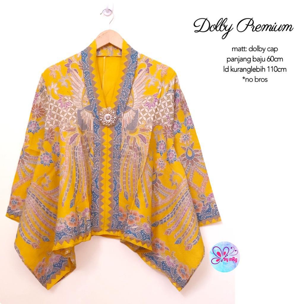 Blus Batik Kartini Dolby Marta Kuning