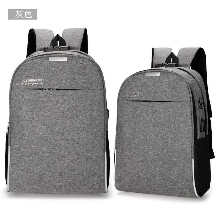 JT321-gray Tas Ransel Laptop Keren Dengan Lock Number Terbaru