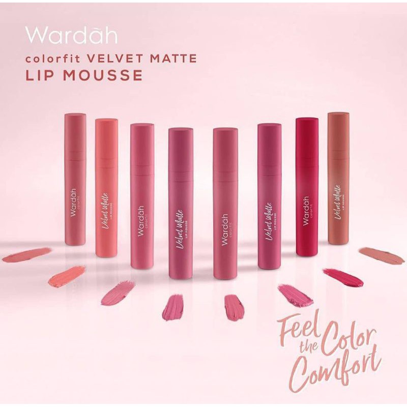 Wardah Colorfit Velvet Matte Lip Mousse 4gr