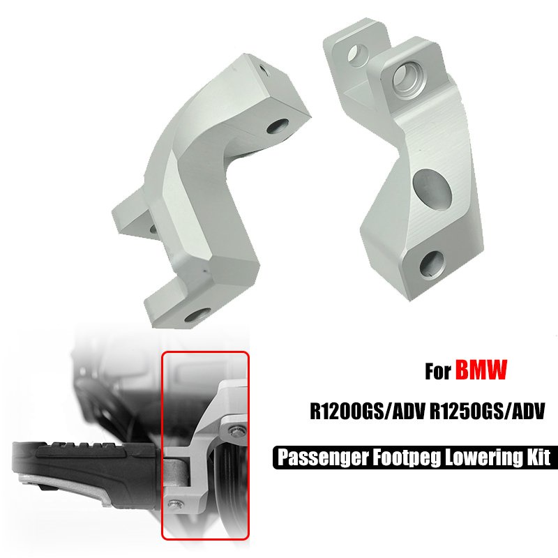 &Motorcycle Foot peg Passenger Footpeg Lowering Kit For BMW R1200GS LC R1250GS ADV R 1250 GS R1200