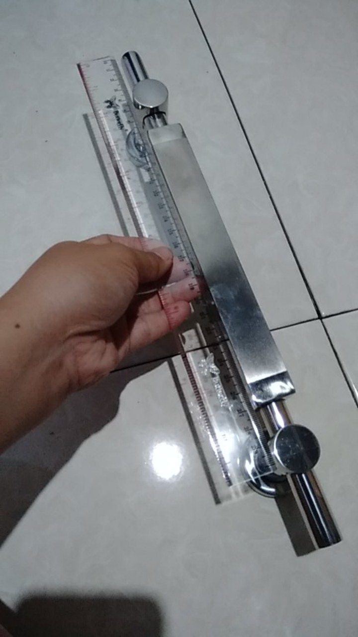 Handle Pintu Minimalis Stainless 2set+kunci