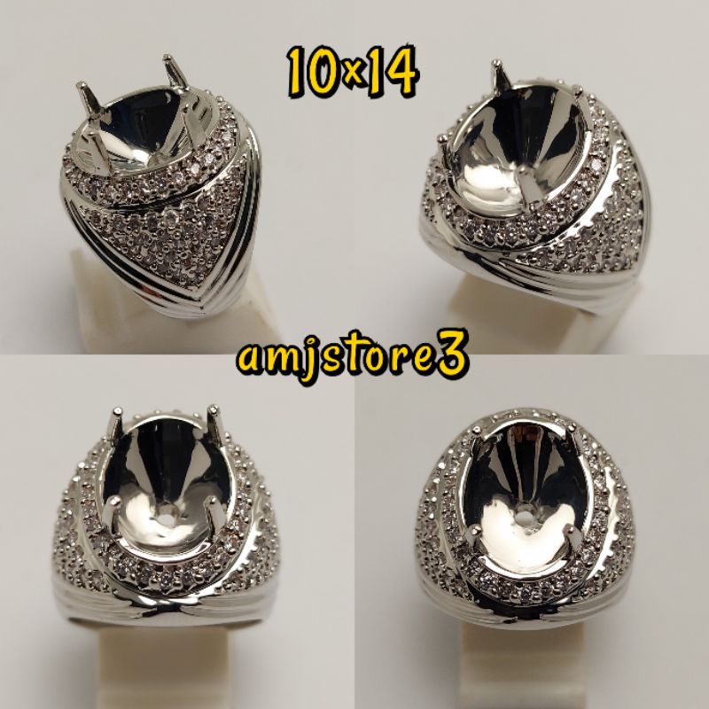 ring cincin emban alpaka super full zircon microsetting