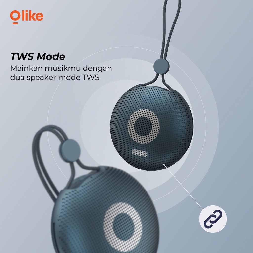 Olike OBS-200 Portable Wireless Bluetooth Speaker Radio TWS Mode PlayTime up to 10 hours