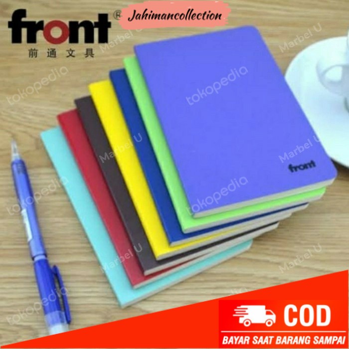 

✨ BISA COD ✨ Front Notebook D15 Ukuran A5 - Buku Tulis Front - Buku Catatan