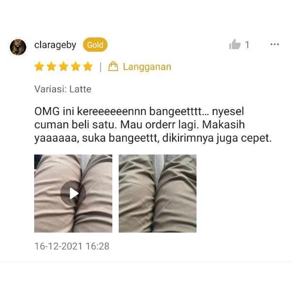 ADEEVA Anya Pants Jumbo Celana 7/8 Korean Wanita Jumbo