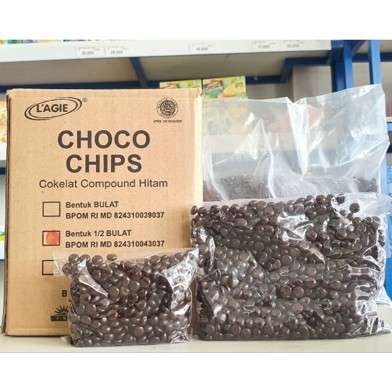 

Lagie Chocochip 100Gr, 250Gr /Lagie Coklat Chip/ Cokelat Bulat Lagie