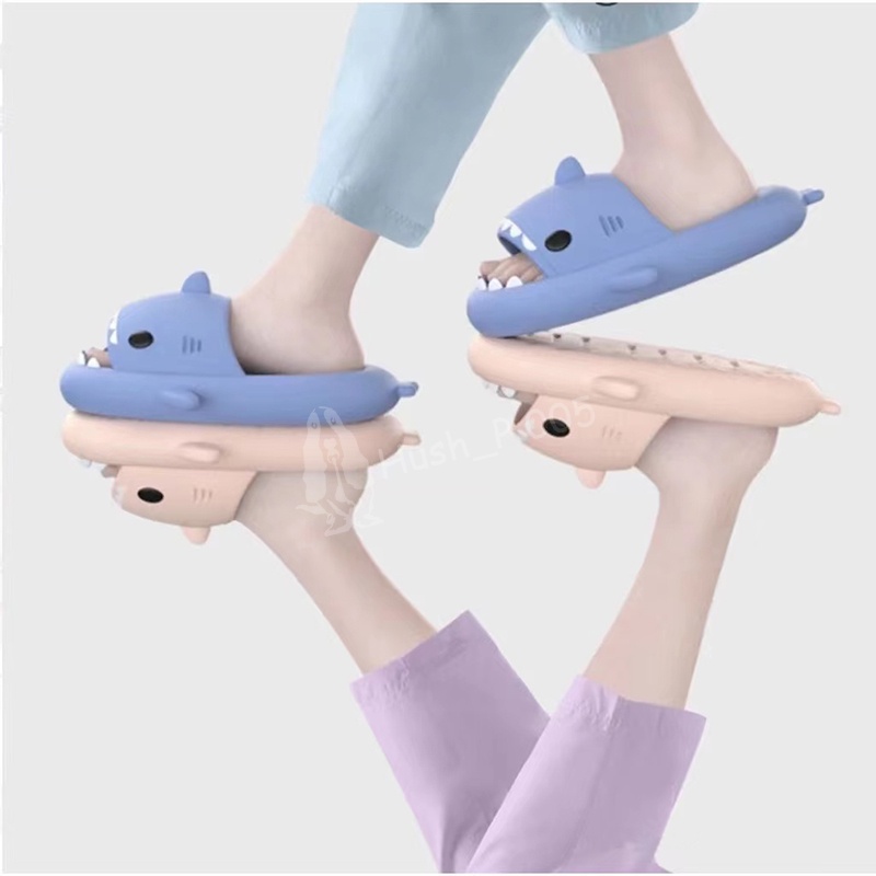 [Size 24-43] Komin Sandal Baby Shark Cartoon Sandal Anak Laki Laki Lucu Sandal Hiu Anak Sendal Anak Perempuan Import Sandal Paus Kids Anti Slip Empuk