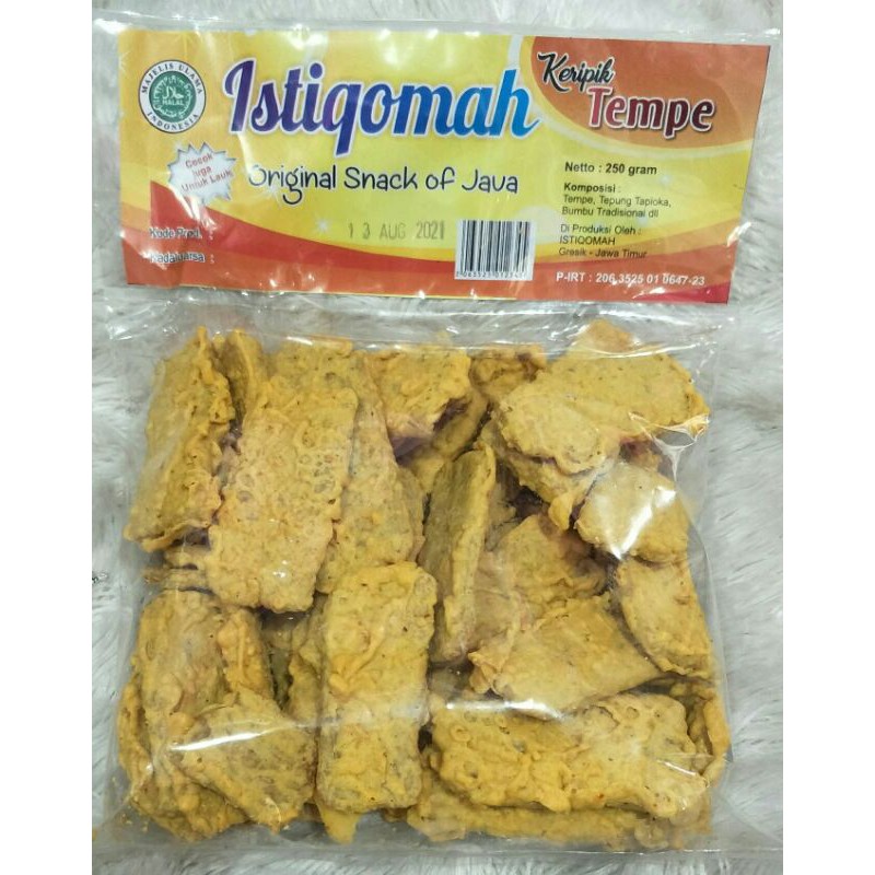 

keripik tempe enak gurih renyah 250gr camilan snack jajan murah