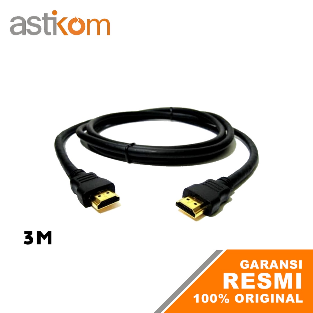 Kabel HDMI BAFO 3M Full-HD 1080p V2.0 HDMI to HDMI | By Astikom