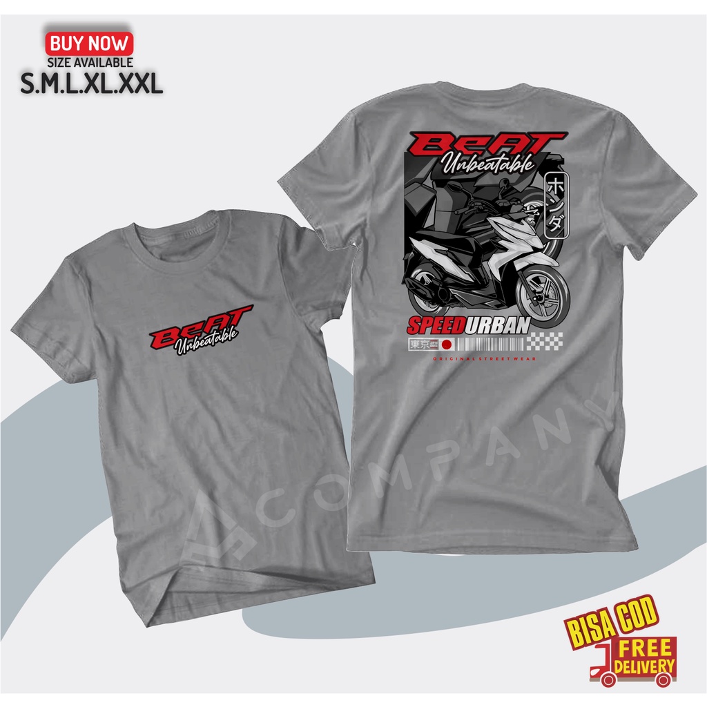 Kaos BEAT fi New Kaos Baju Honda BEAT Kaos Distro Racing Baju Motor Beat
