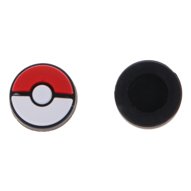 Btsg 2Pack Topi Grip Jempol Analog Cover Pelindung Joystick Kartun Untuk Case for Switch NS Controller Thumbstick for Pok