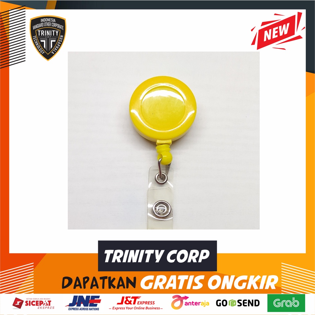 

Yoyo Tali Id Card Gantungan ID CARD Hang Tag Name Tag Standard - Kuning Per Pcs