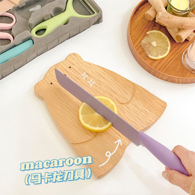 Pisau Dapur Stainlees Ceramic 6in1 &amp; 4in1 Termurah Pisau Set Lengkap Pisau Gunting Peeler GOSHOP88