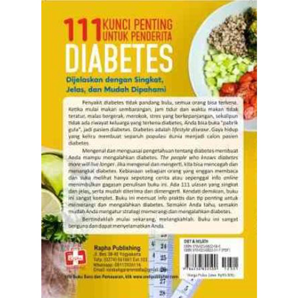 Buku 111 Kunci Penting untuk Penderita Diabetes