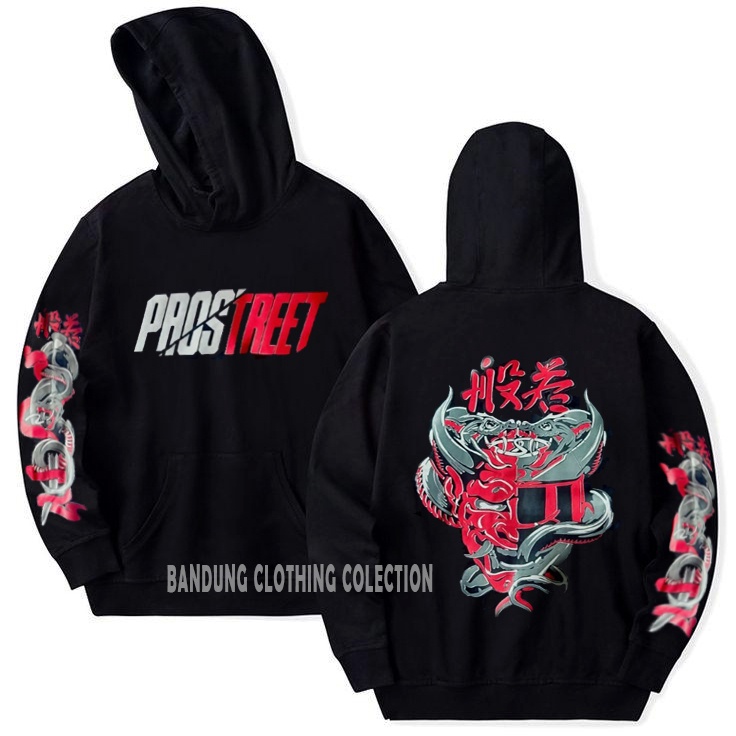 SWEATER HOODIE PRIA PROSTREET HITAM / HOODIE RACING RIDERS DISTRO PREMIUM QUALITY SIZE M L XL XXL / HOODIE SUNMORI PRIA WANITA