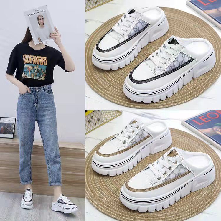 Free Box Sepatu NS D03-1 Sneakers Wanita Import Korea Sneakers Kasual