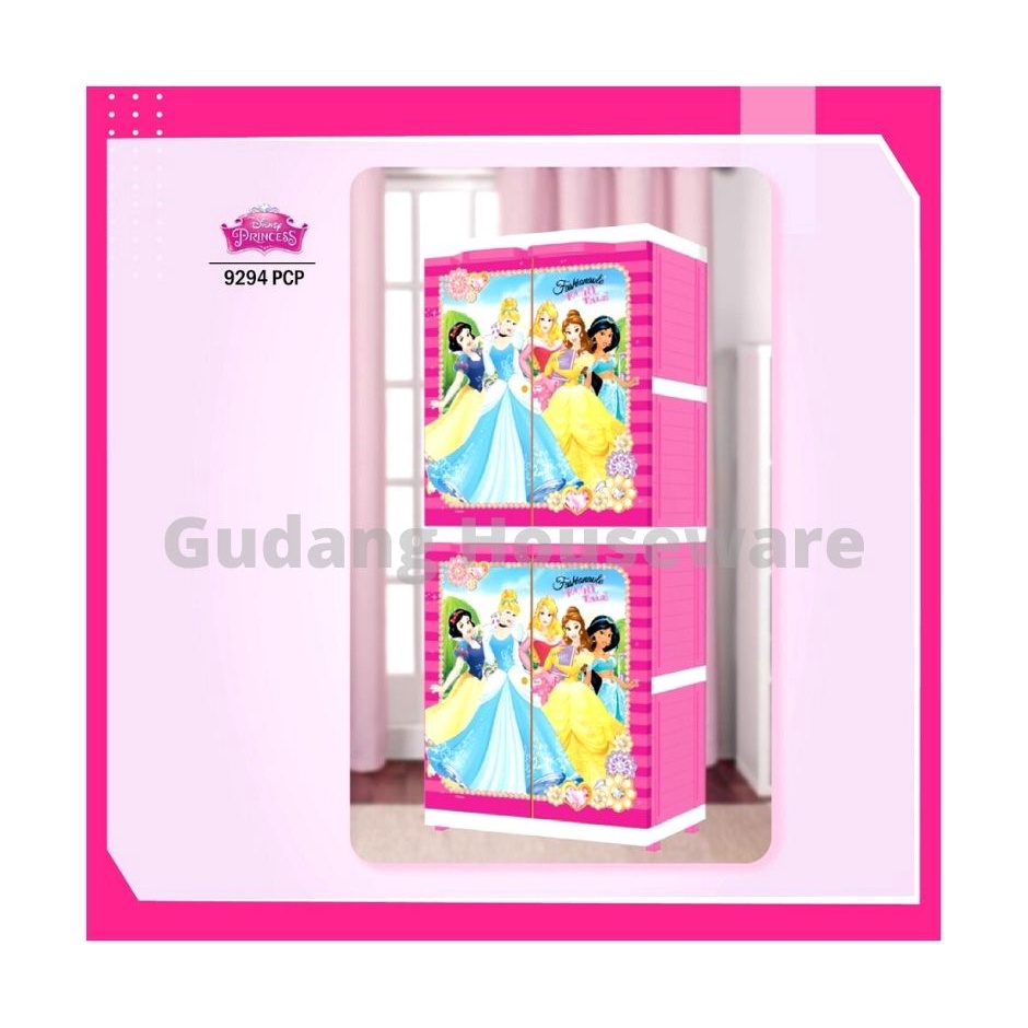 LEMARI PLASTIC NAIBA 4 SUSUN 9294 PCP | Lemari Baju | Bok susun | Lemari Serbaguna | Gratis ongkir |