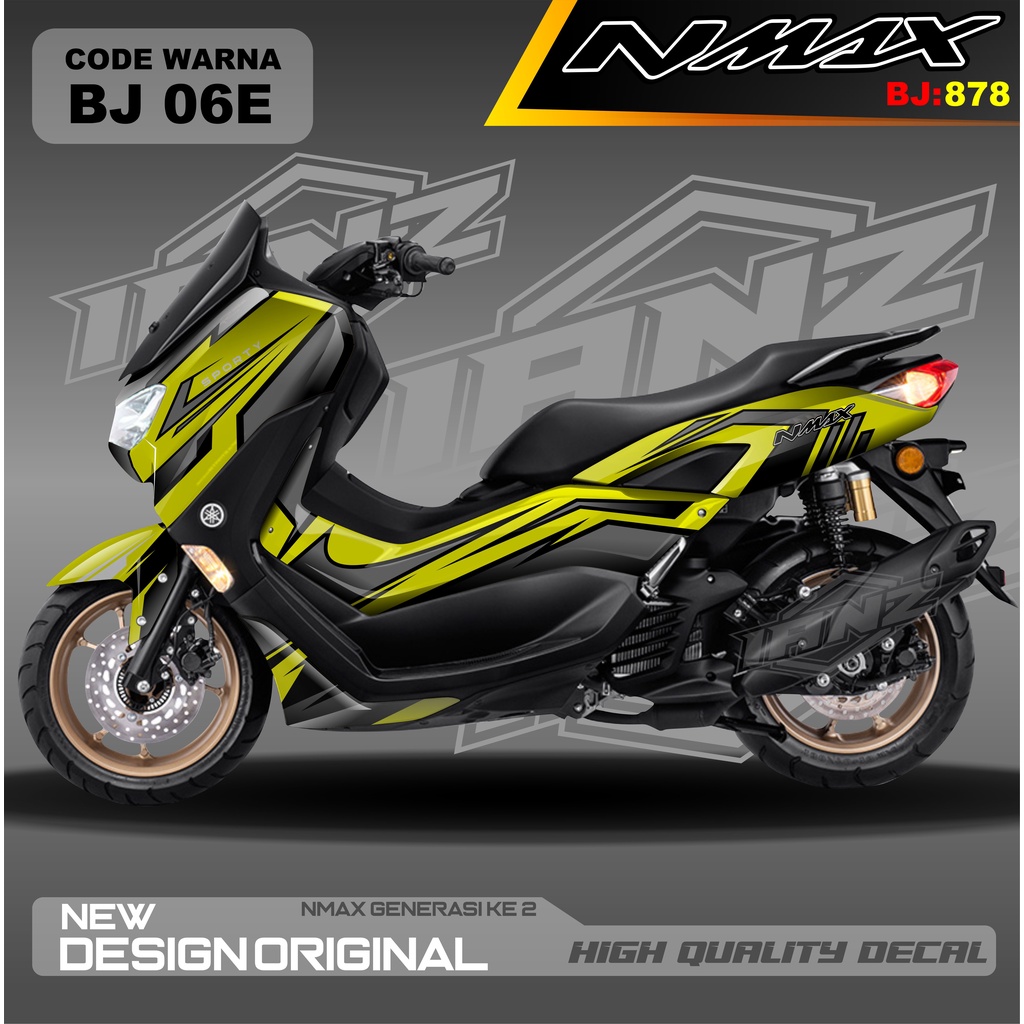 STIKER DECAL NEW NMAX FULL BLOK BODI / DECAL FULL BODY NMAX