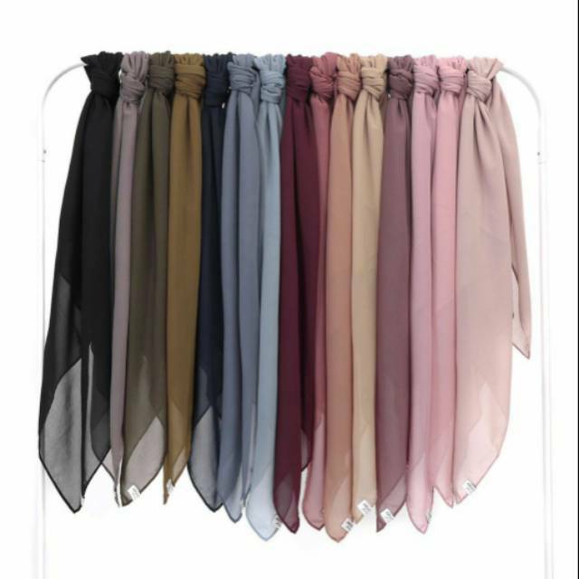 Hijab segi empat polycotton by Arascarf