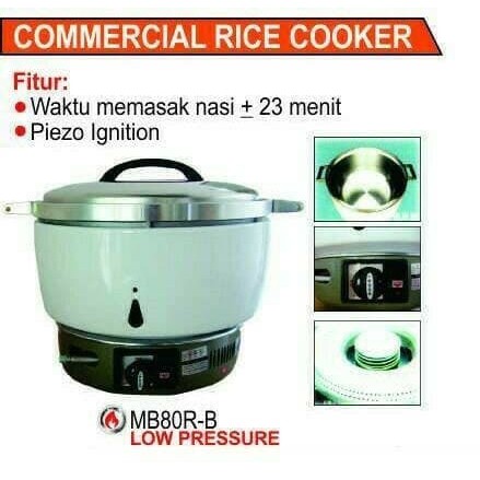 Rice Cooker Jumbo - Gas Cooker Getra MB80R-B