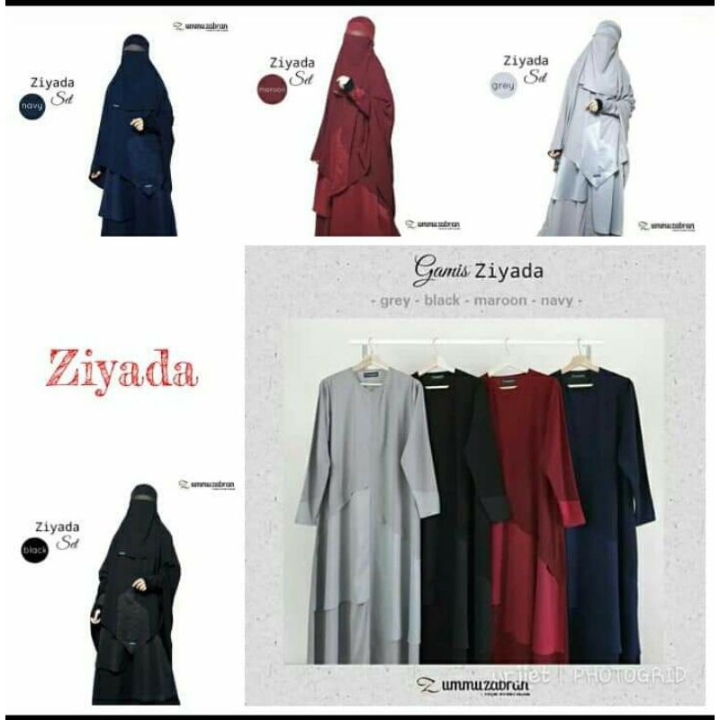 Gamis set Ziyada Ummu Zabran