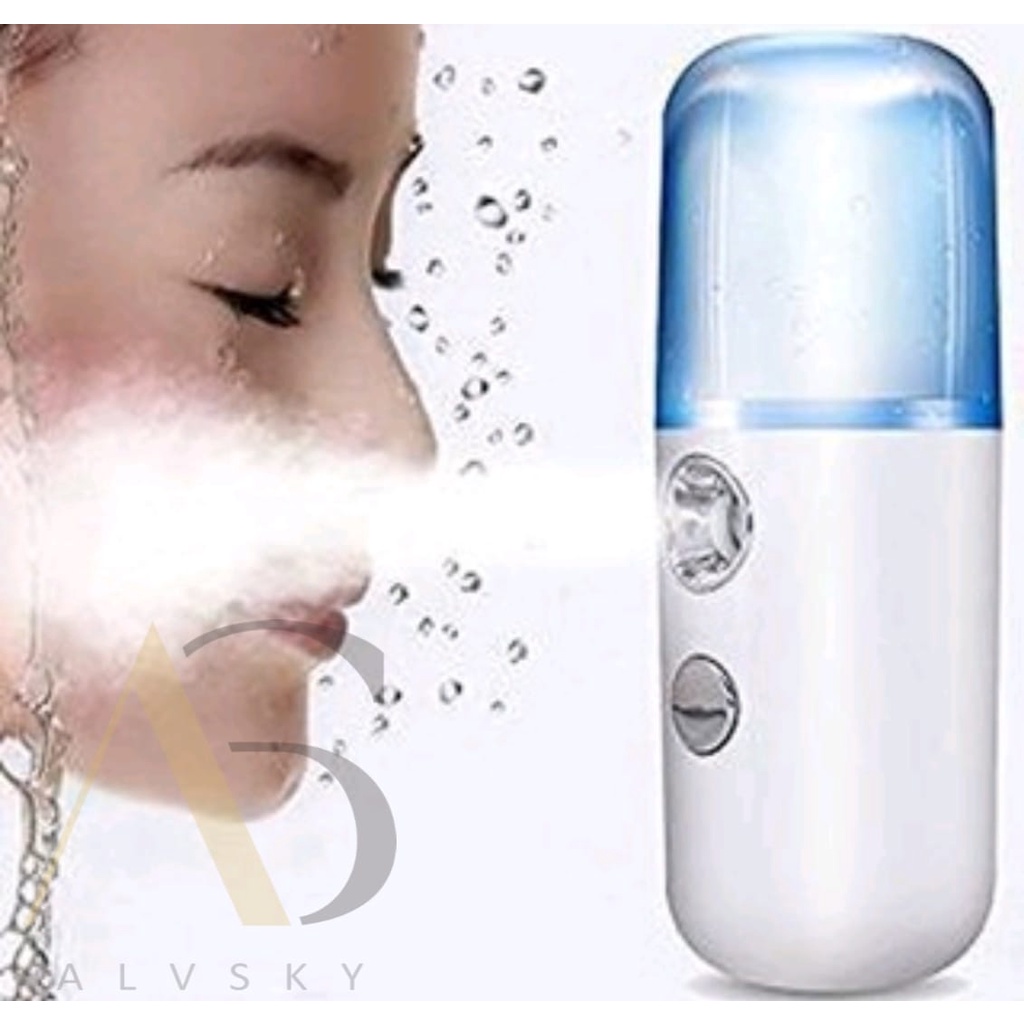 NANO SPRAY PORTABLE MINI MIST SPRAYER USB RECHARGEABLE 30 ML PELEMBAB PERAWATAN WAJAH