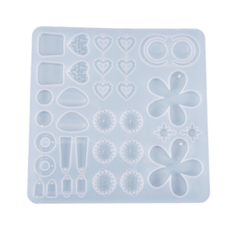 SIY  Earrings Danglers Casting Silicone Mould DIY Pendants Crystal Epoxy Resin Mold