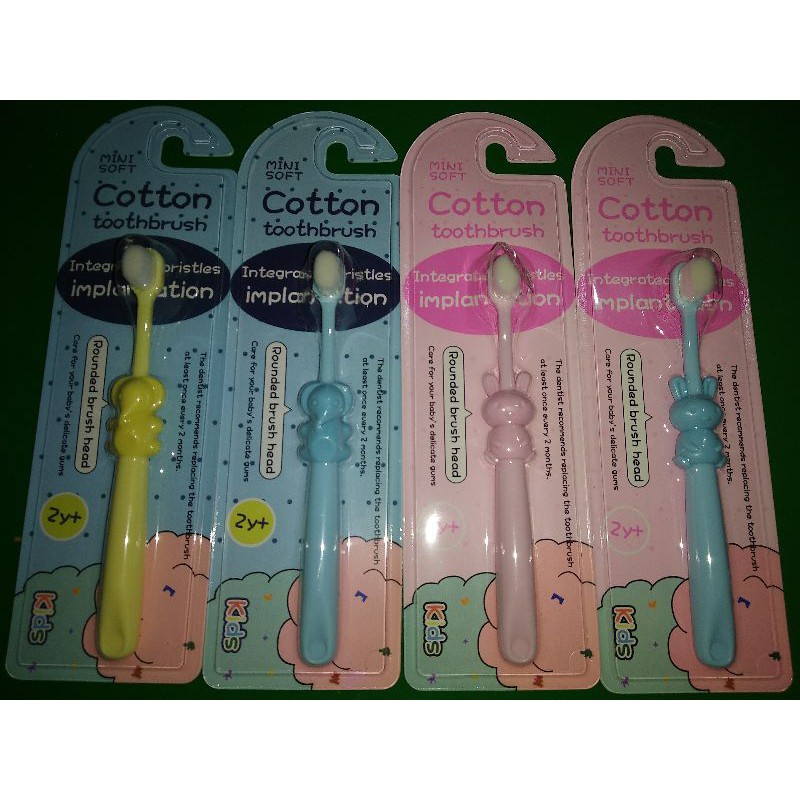 Sikat Gigi Anak Karakter Super Lembut Cotton Tootbrush Mini Soft Original Produck