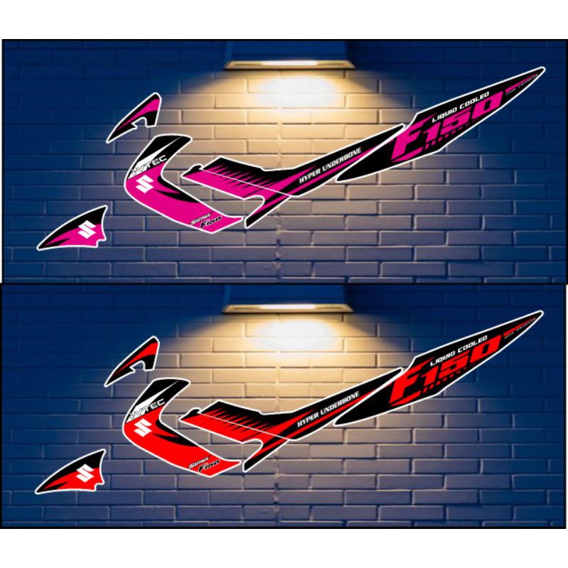 Stiker Satria Fu / F 150 Old / Lama / Barong 2008 2009 2010 2011 2012 Variasi Sticker Striping Motor