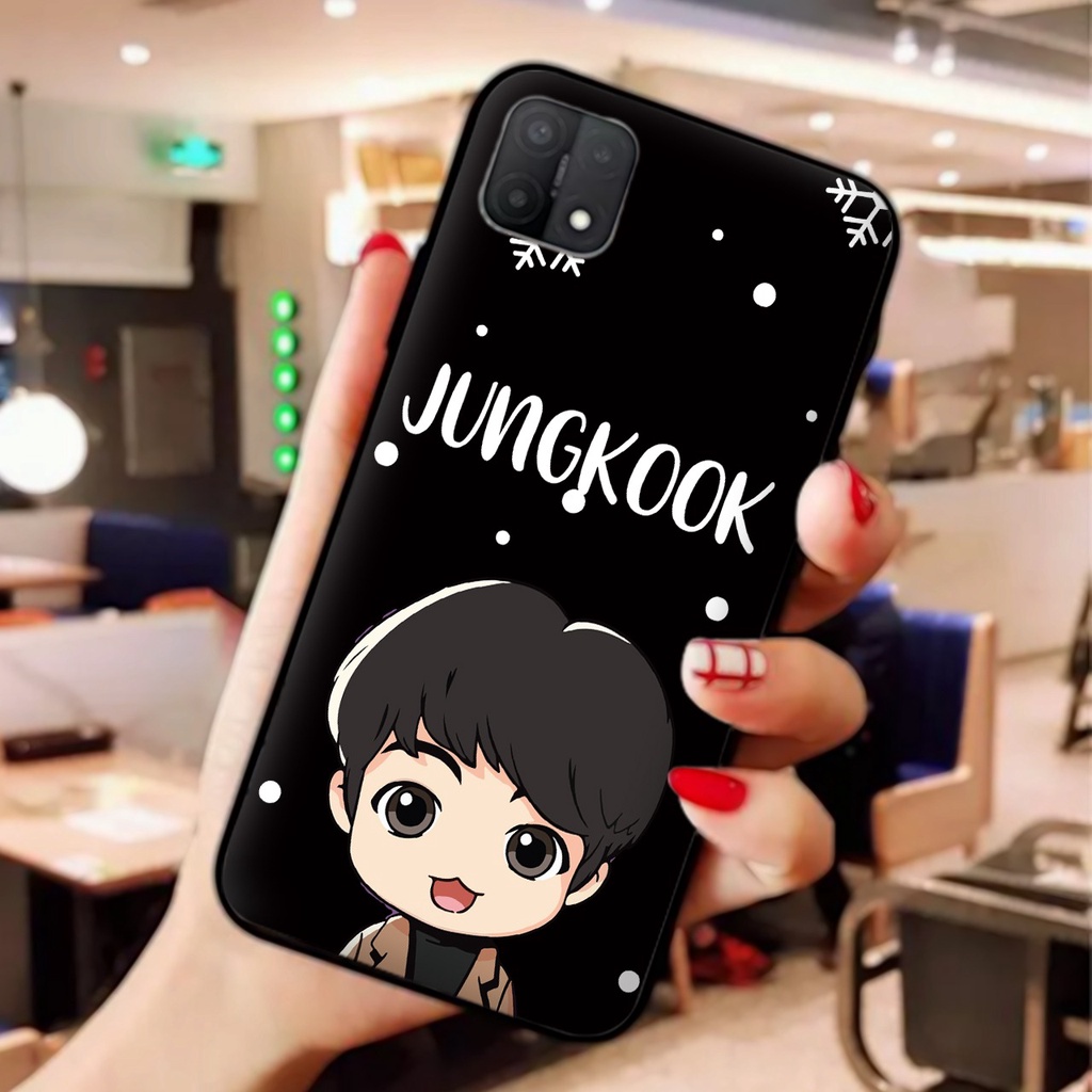 (SB4) Softcase Black Motif BTS Bangtan Boys Samsung A03 A03 Core A03S A04 A04S A13 4G A13 5G A14 5G 
