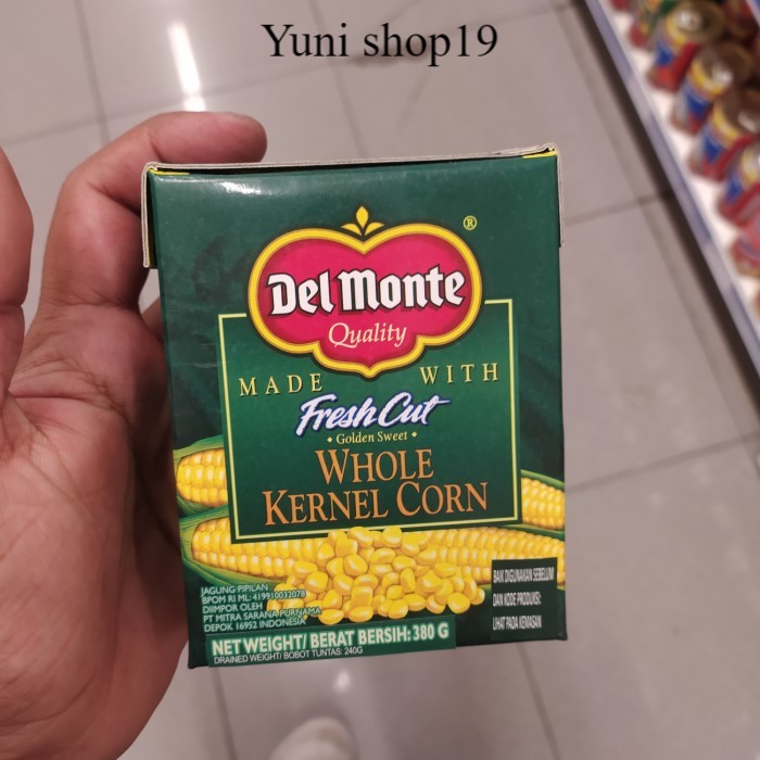 

delmonte whole kernel corn tp 380gr