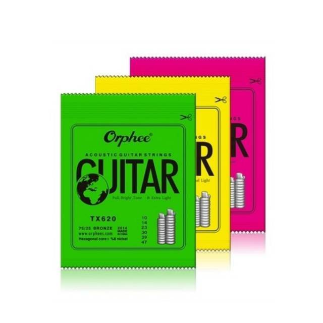 Senar Gitar Akustik Orphee TX620 TX630 TX640 Senar Gitar Orphee Akustik 010 011 012