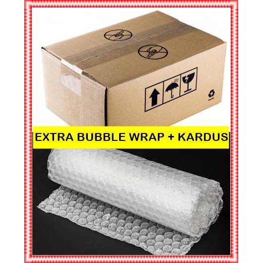 

PAKET EXTRA BUBBLE WRAP & KARDUS TAMBAHAN UNTUK MELINDUNGI PAKET ANDA