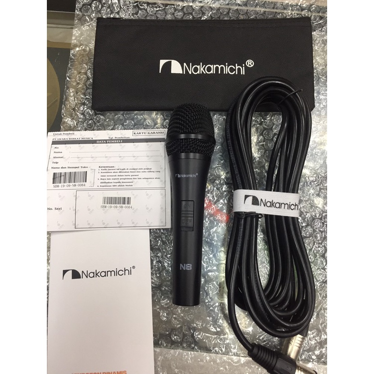 Mic Kabel Nakamichi N8 N-8 Original N8 Wired Mic Original